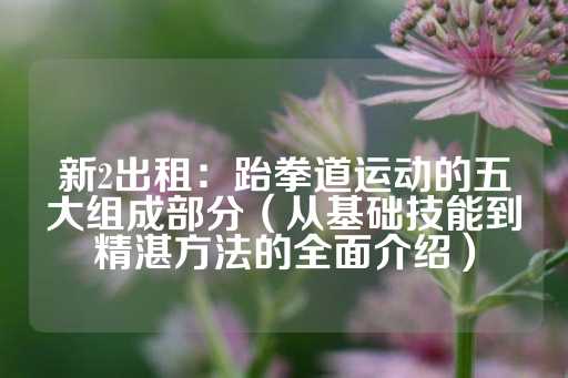 新2出租：跆拳道运动的五大组成部分（从基础技能到精湛方法的全面介绍）