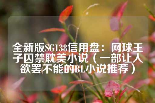 全新版SG138信用盘：网球王子囚禁耽美小说（一部让人欲罢不能的BL小说推荐）-第1张图片-皇冠信用盘出租