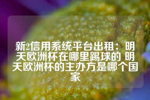 新2信用系统平台出租：明天欧洲杯在哪里踢球的 明天欧洲杯的主办方是哪个国家