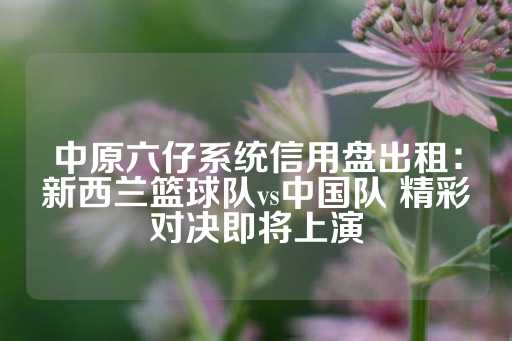 中原六仔系统信用盘出租：新西兰篮球队vs中国队 精彩对决即将上演