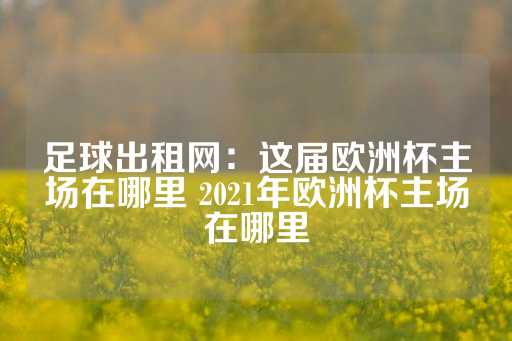 足球出租网：这届欧洲杯主场在哪里 2021年欧洲杯主场在哪里-第1张图片-皇冠信用盘出租