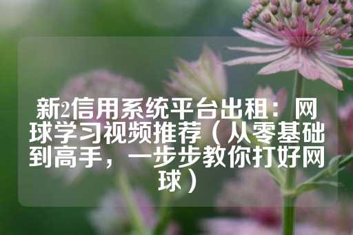 新2信用系统平台出租：网球学习视频推荐（从零基础到高手，一步步教你打好网球）-第1张图片-皇冠信用盘出租