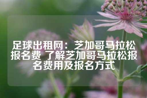 足球出租网：芝加哥马拉松报名费 了解芝加哥马拉松报名费用及报名方式