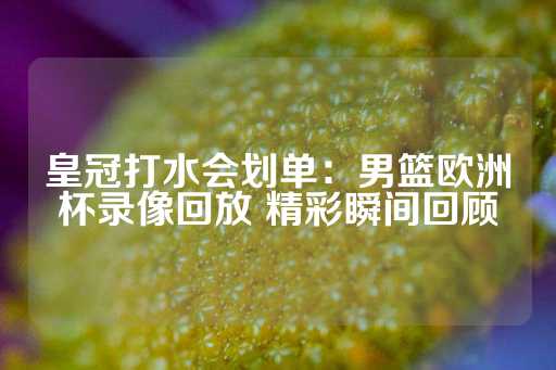 皇冠打水会划单：男篮欧洲杯录像回放 精彩瞬间回顾-第1张图片-皇冠信用盘出租