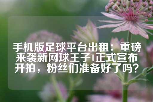 手机版足球平台出租：重磅来袭新网球王子1正式宣布开拍，粉丝们准备好了吗？