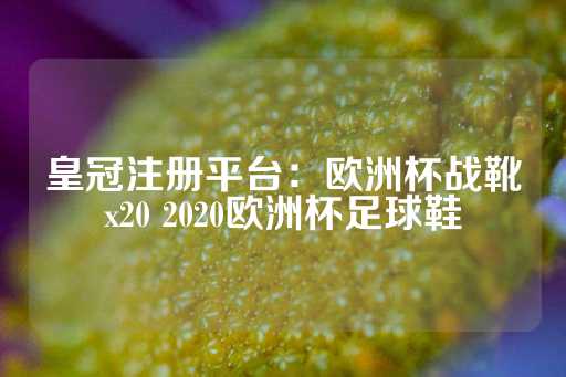 皇冠注册平台：欧洲杯战靴x20 2020欧洲杯足球鞋-第1张图片-皇冠信用盘出租