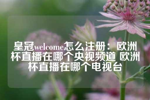 皇冠welcome怎么注册：欧洲杯直播在哪个央视频道 欧洲杯直播在哪个电视台-第1张图片-皇冠信用盘出租