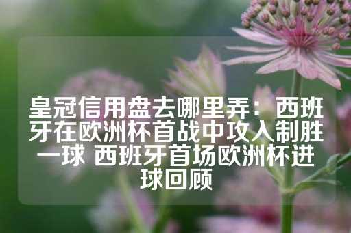 皇冠信用盘去哪里弄：西班牙在欧洲杯首战中攻入制胜一球 西班牙首场欧洲杯进球回顾