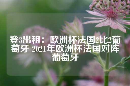 登3出租：欧洲杯法国2比2葡萄牙 2021年欧洲杯法国对阵葡萄牙-第1张图片-皇冠信用盘出租