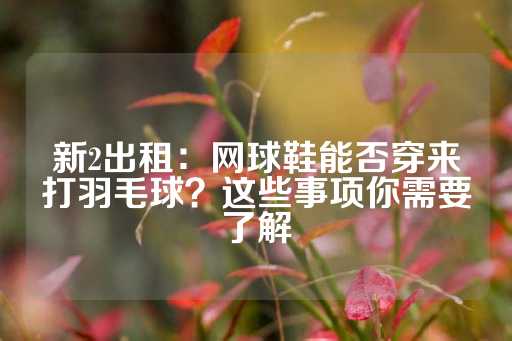 新2出租：网球鞋能否穿来打羽毛球？这些事项你需要了解