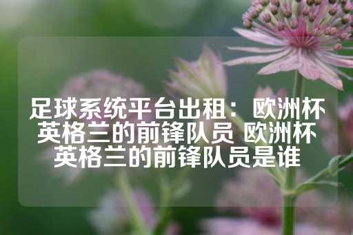 足球系统平台出租：欧洲杯英格兰的前锋队员 欧洲杯英格兰的前锋队员是谁-第1张图片-皇冠信用盘出租