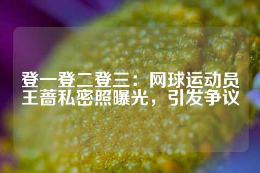 登一登二登三：网球运动员王蔷私密照曝光，引发争议