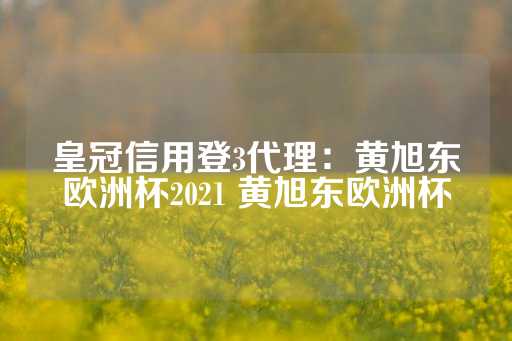 皇冠信用登3代理：黄旭东欧洲杯2021 黄旭东欧洲杯-第1张图片-皇冠信用盘出租