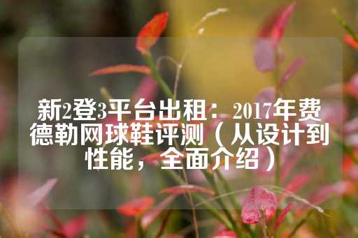 新2登3平台出租：2017年费德勒网球鞋评测（从设计到性能，全面介绍）