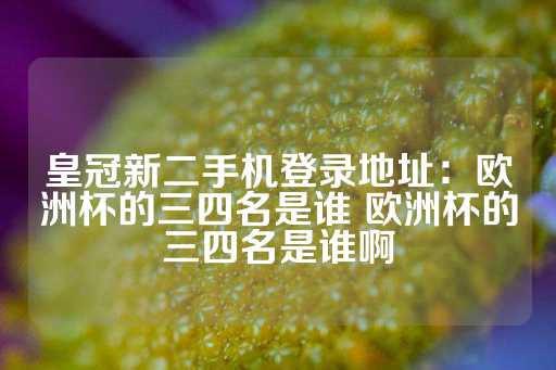 皇冠新二手机登录地址：欧洲杯的三四名是谁 欧洲杯的三四名是谁啊