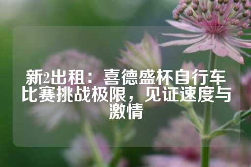 新2出租：喜德盛杯自行车比赛挑战极限，见证速度与激情