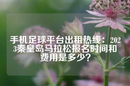 手机足球平台出租热线：2023秦皇岛马拉松报名时间和费用是多少？-第1张图片-皇冠信用盘出租