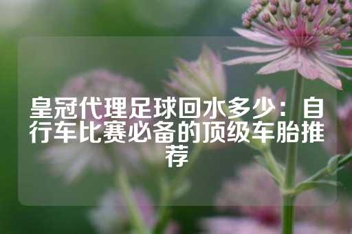 皇冠代理足球回水多少：自行车比赛必备的顶级车胎推荐