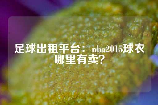 足球出租平台：nba2015球衣哪里有卖？-第1张图片-皇冠信用盘出租